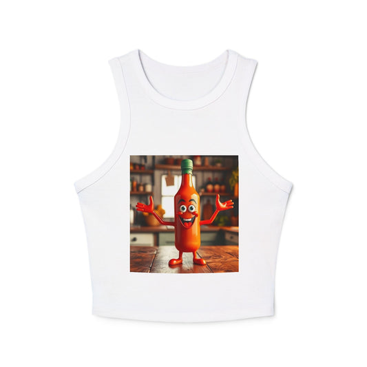 Women's Micro Rib Racer Tank Top